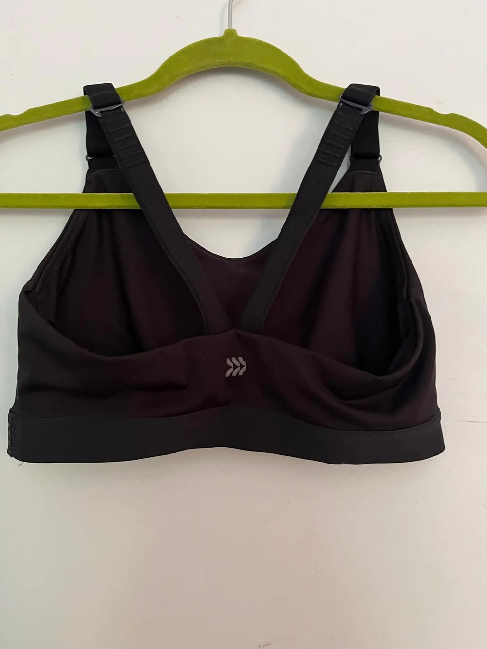 Free People Black Racerback Sports Bra